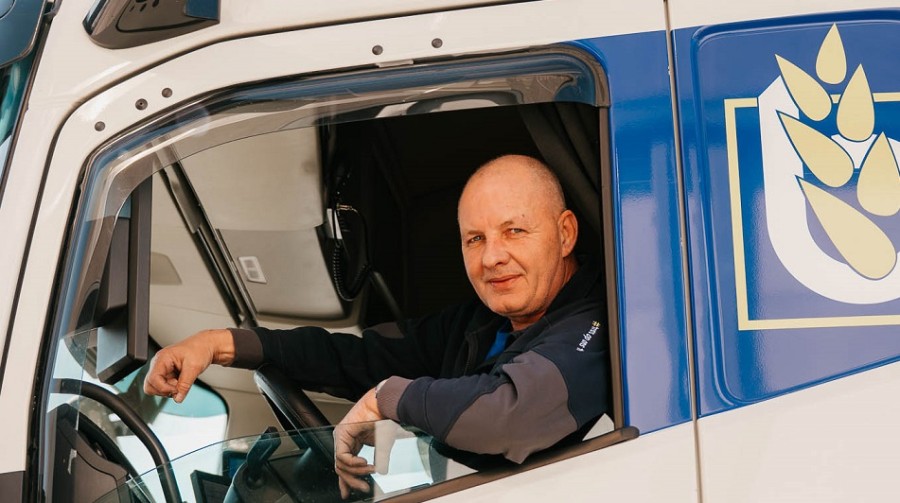 Driver with CE driving license